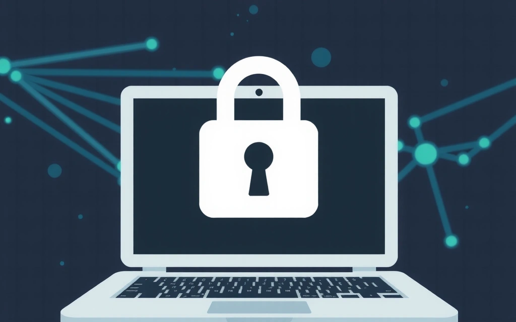 Ilustrace bezpečné online interakce a digitálního soukromí